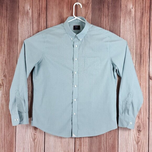 UNTUCKit Cadetto Mens Size Large Wrinkle Free Regular Fit LS Button Down Shirt - Picture 1 of 15